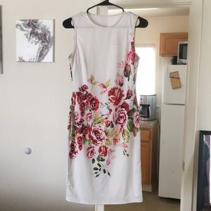 Rose cocktail dress